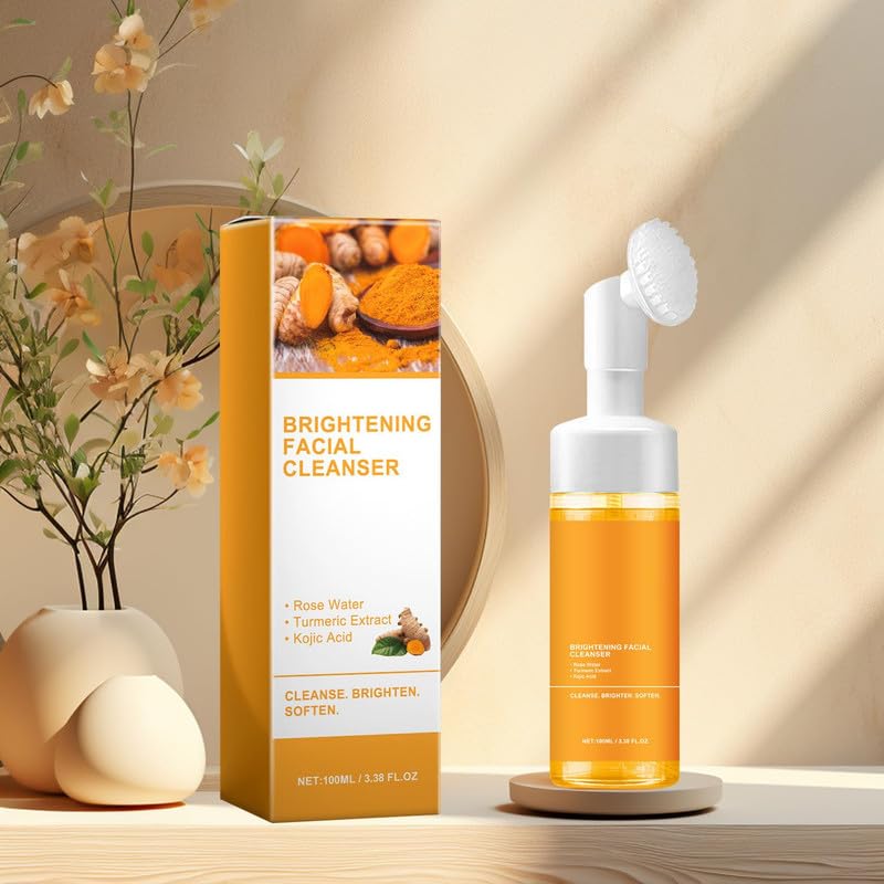 tropame 1Pcs Turmeric Facial Cleanser,Urmeric Facial Cleanser