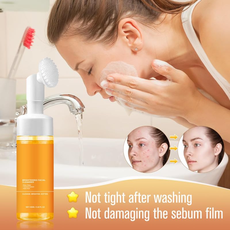 tropame 1Pcs Turmeric Facial Cleanser,Urmeric Facial Cleanser