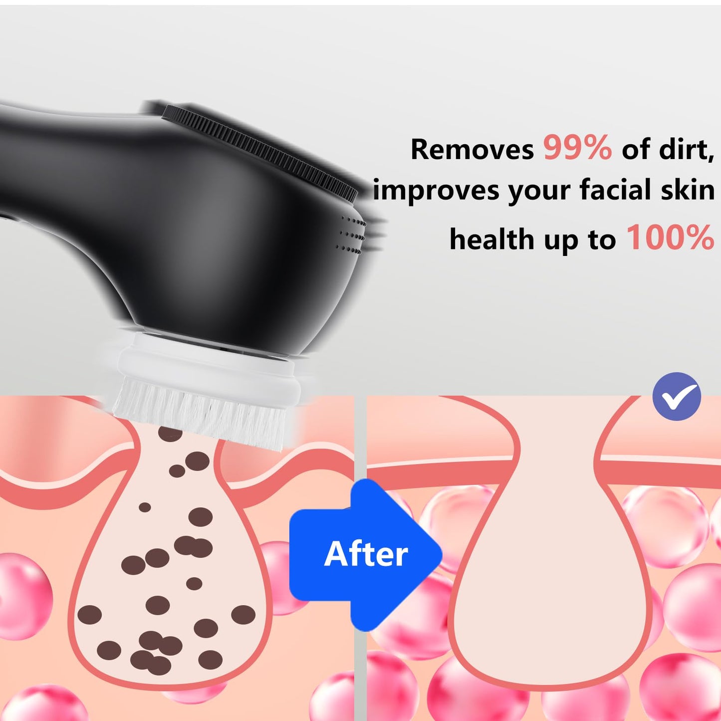 WOVAZUS Vibrating and Rotating Face Scrubber