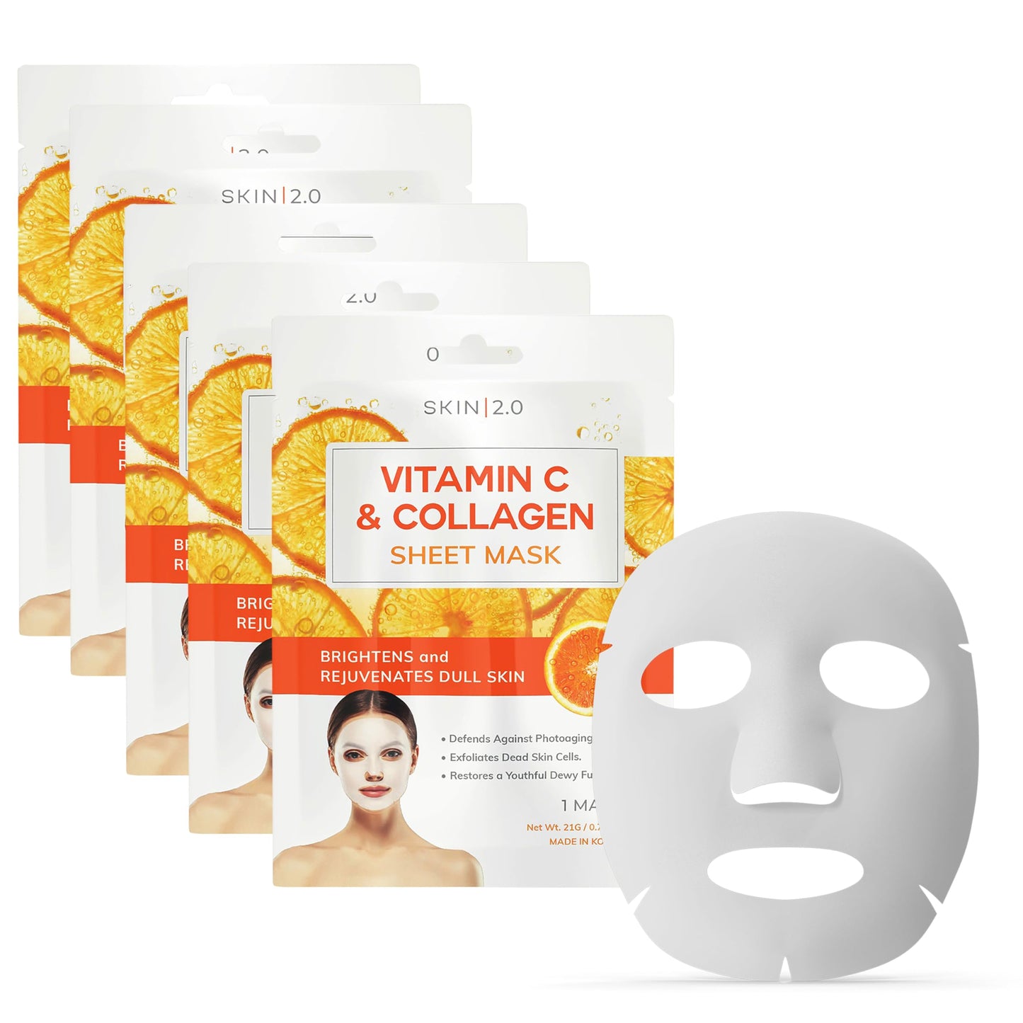 Skin 2.0 Hyaluronic Acid & Collagen Sheet Mask