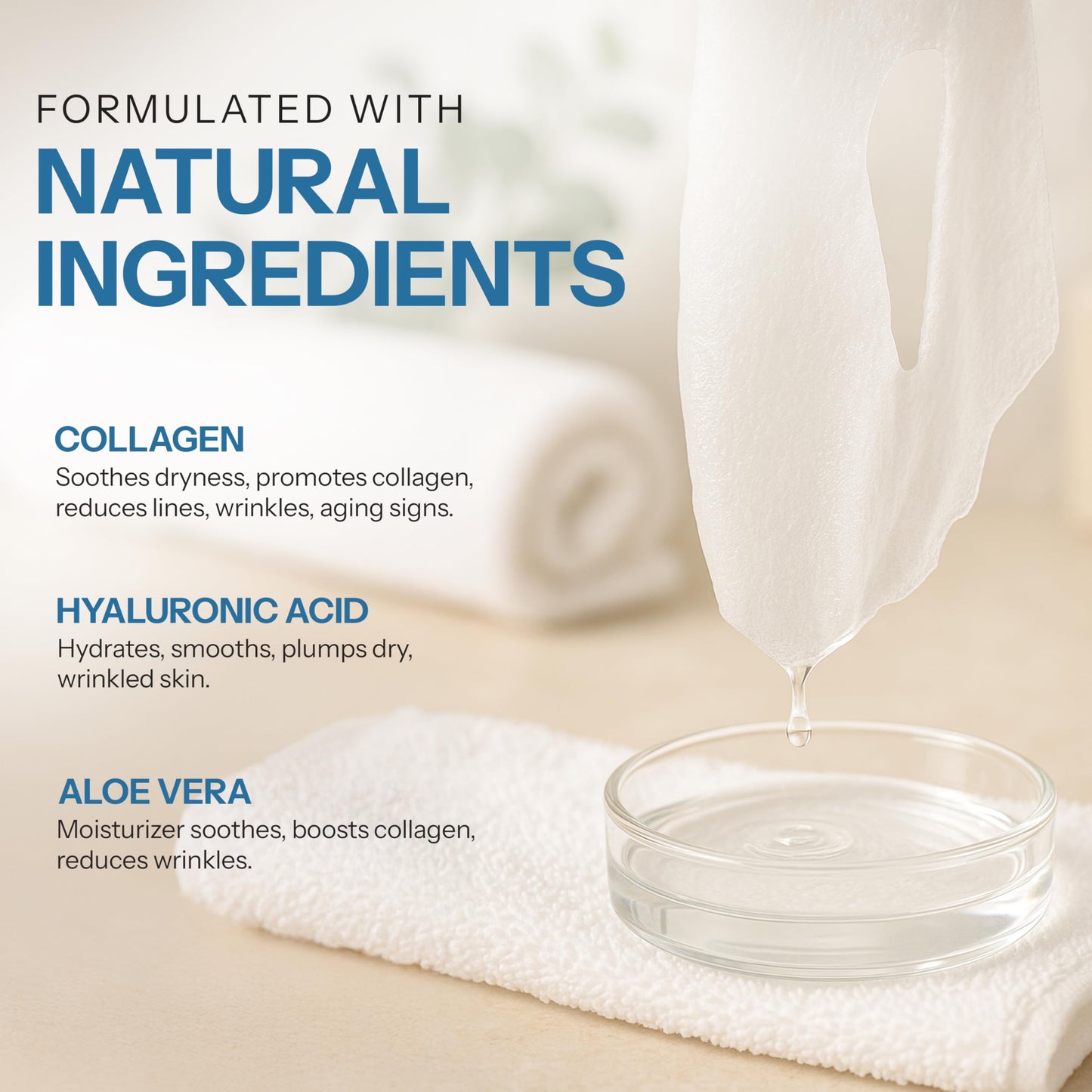 Skin 2.0 Hyaluronic Acid & Collagen Sheet Mask