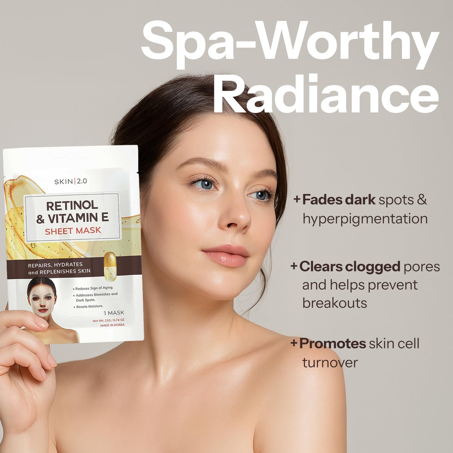 Skin 2.0 Hyaluronic Acid & Collagen Sheet Mask