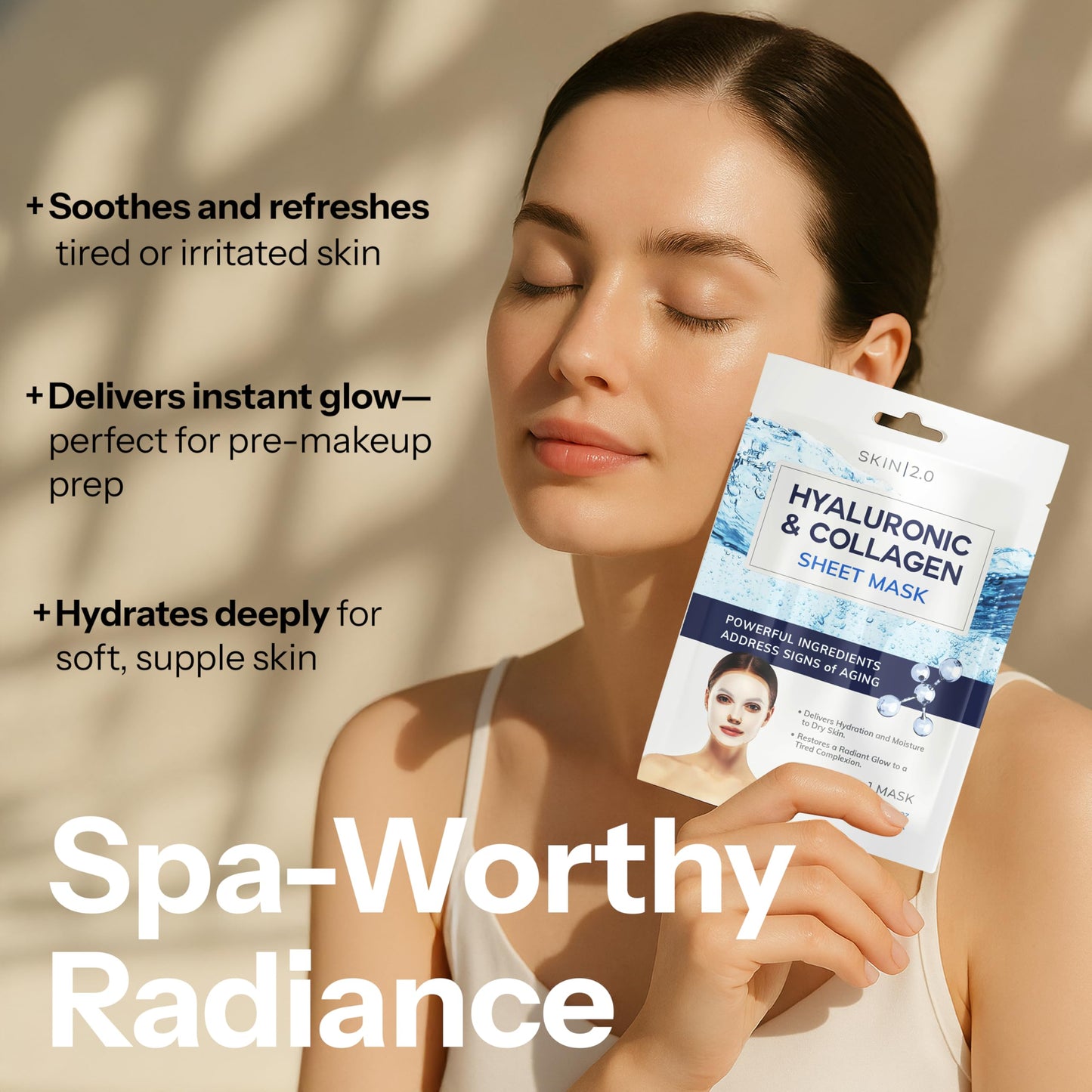 Skin 2.0 Hyaluronic Acid & Collagen Sheet Mask