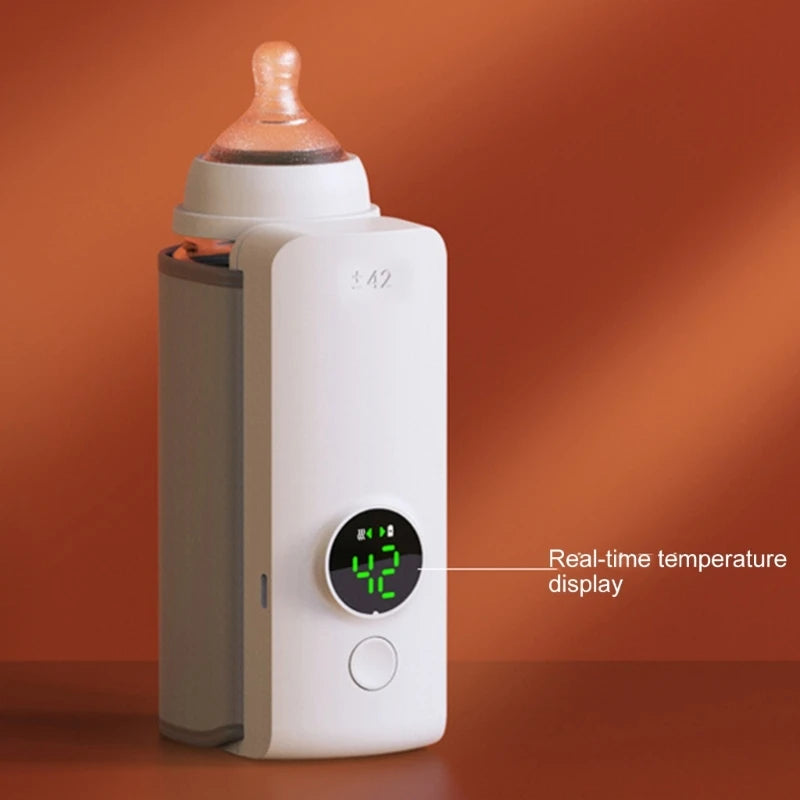 Warm & Go™ Portable Baby Bottle Warmer - Fast, Wireless, Travel Ready