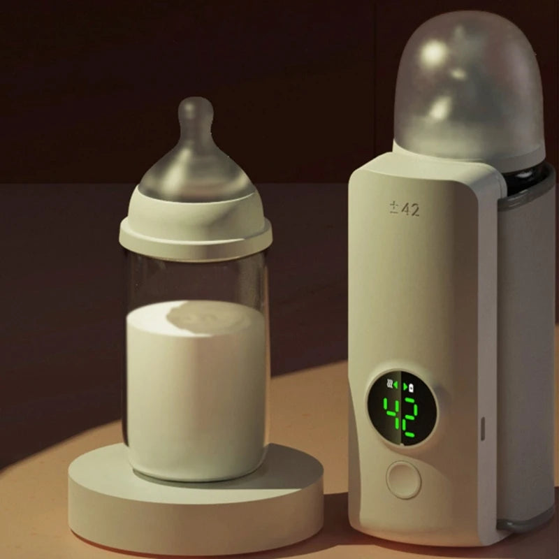 Warm & Go™ Portable Baby Bottle Warmer - Fast, Wireless, Travel Ready