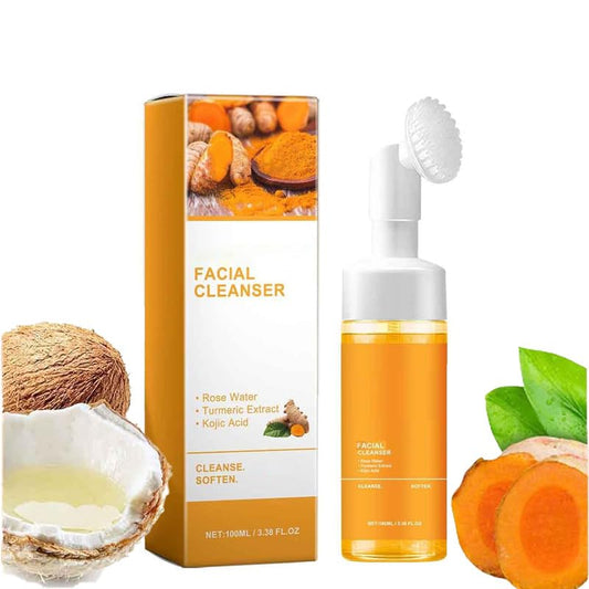 tropame 1Pcs Turmeric Facial Cleanser,Urmeric Facial Cleanser