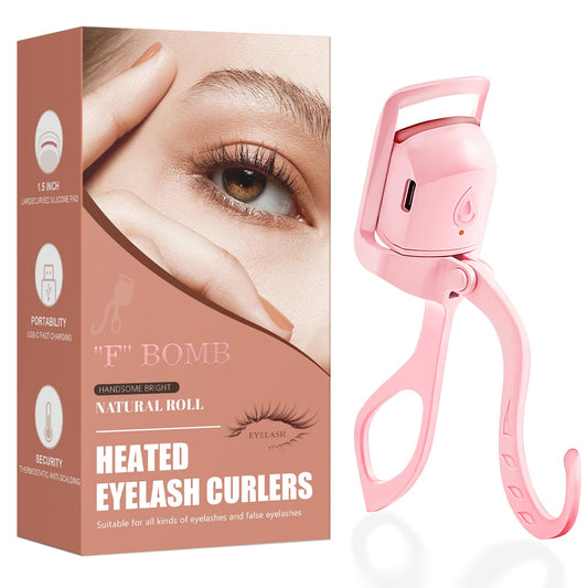2025 C-Shaped Heated Eyelash Curler Fast Heat Up in 5s
