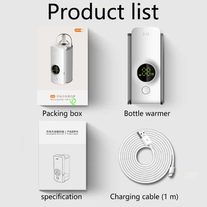 Warm & Go™ Portable Baby Bottle Warmer - Fast, Wireless, Travel Ready